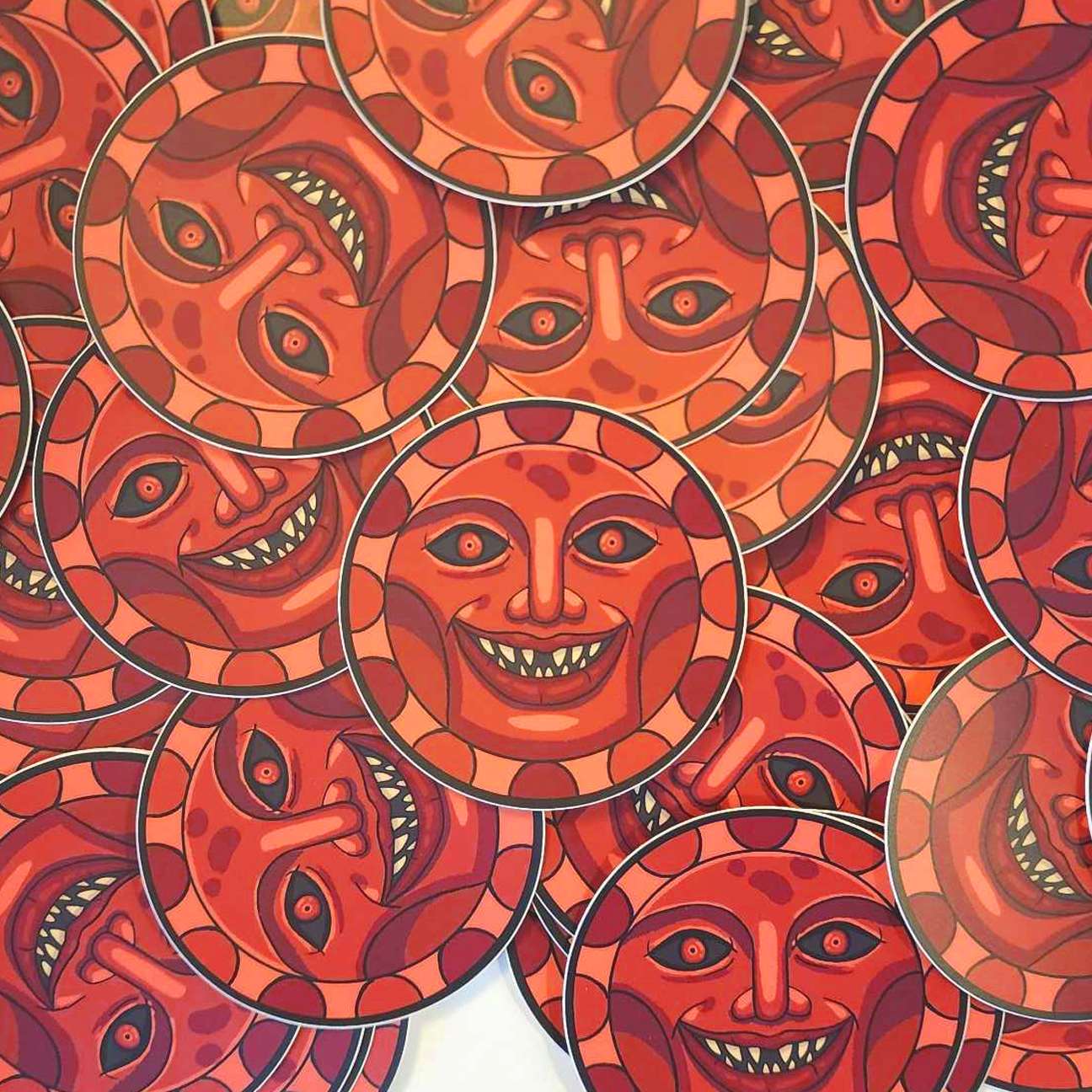 Blood Moon Sticker