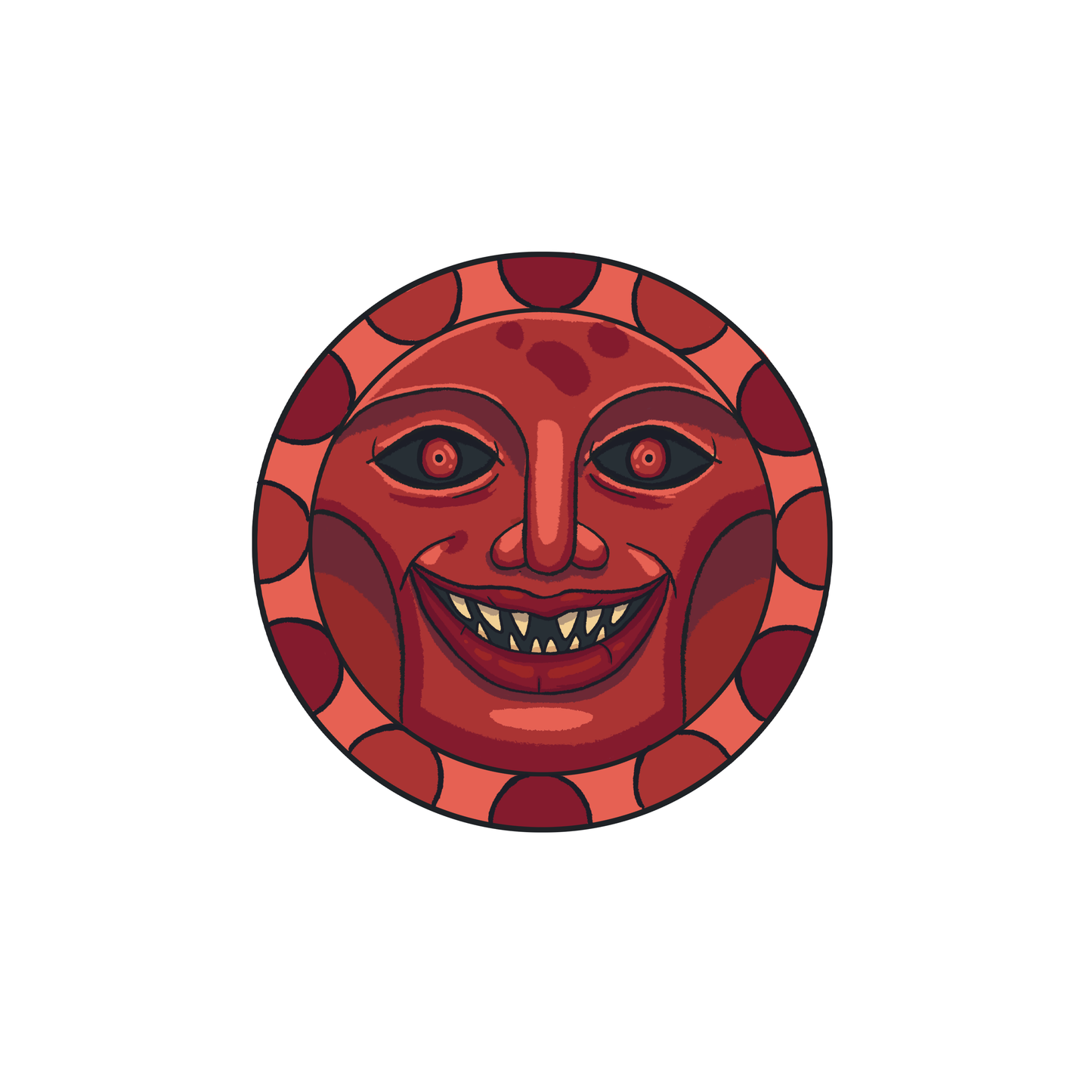 Blood Moon Sticker