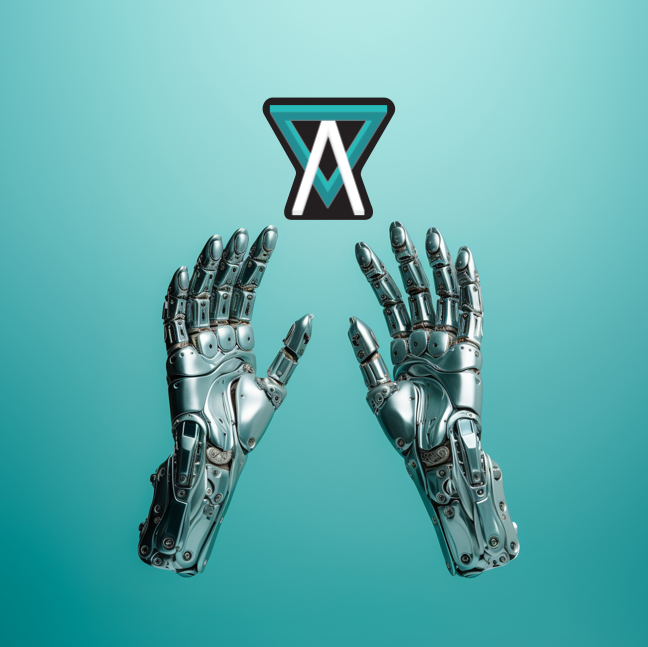 Atomic A Holographic Sticker