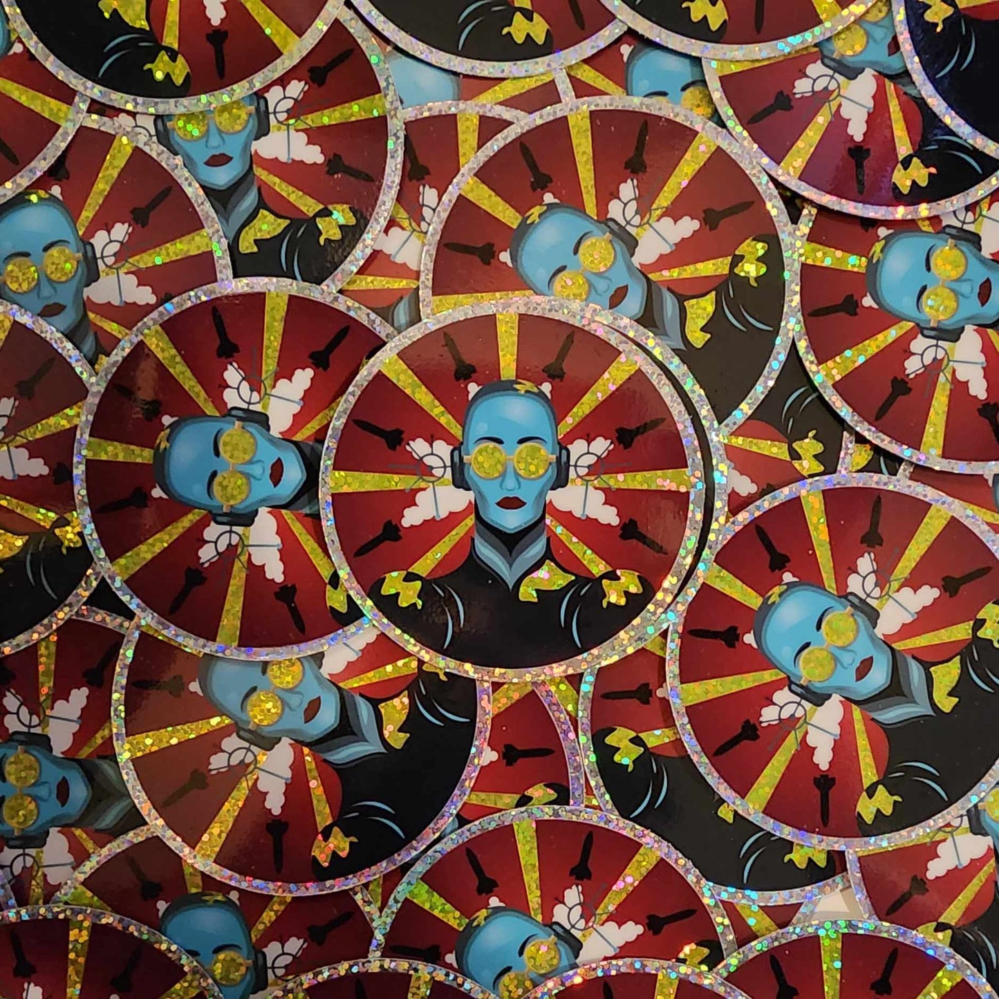 Future is Bright Glitter Sticker