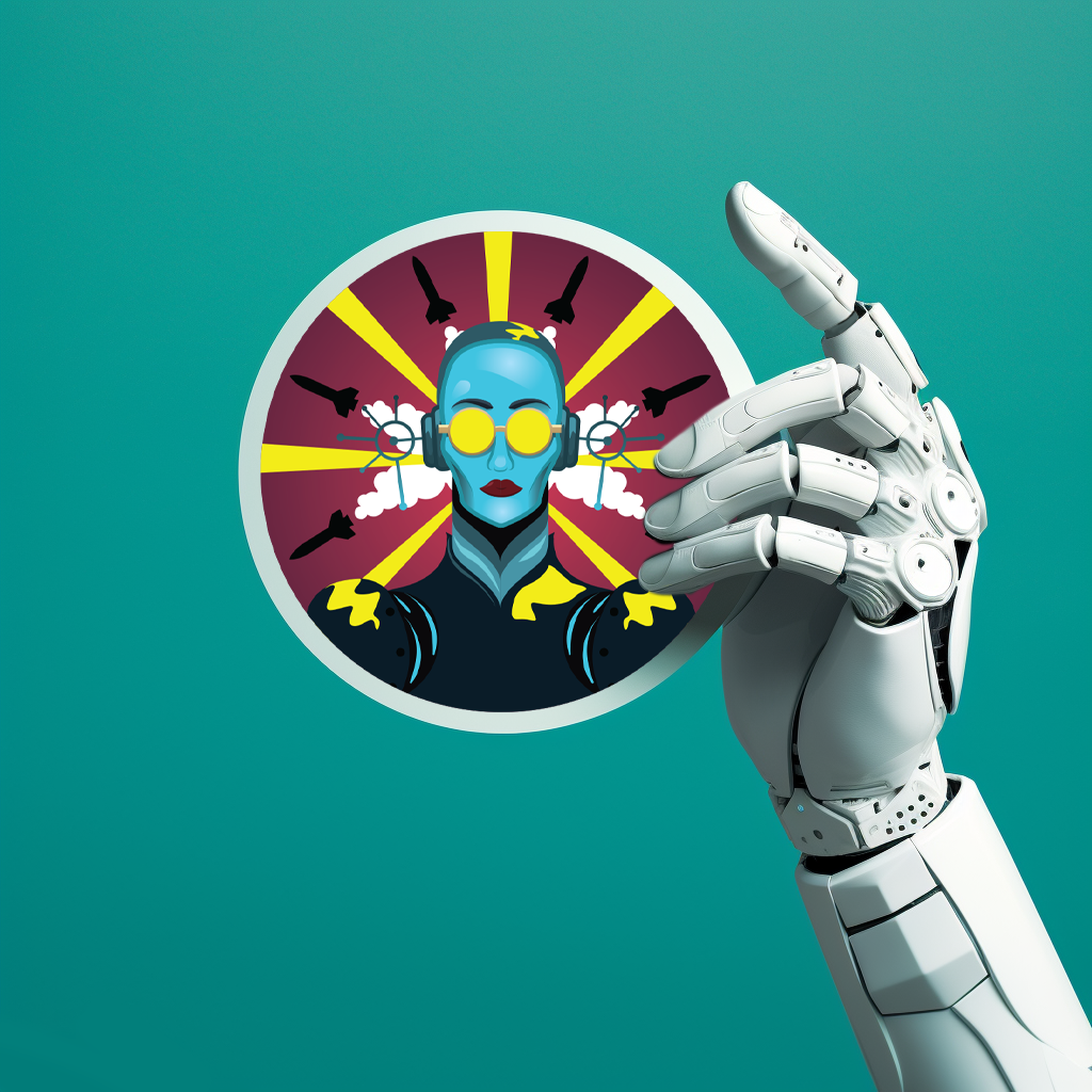 Future is Bright Glitter Sticker