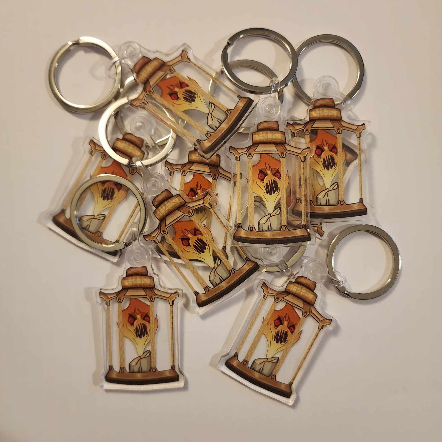 Flamefury Lantern Acrylic Keychain