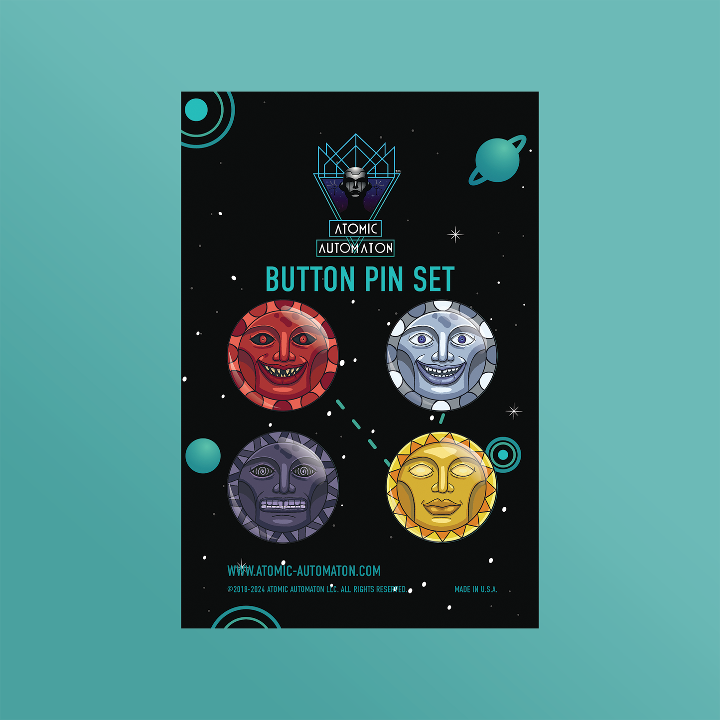 Astral Event Pinback Button Set
